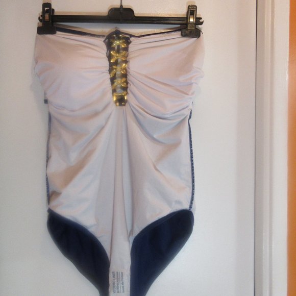 Venus bandeau-style one-piece Blue Size 16 - Picture 5 of 9